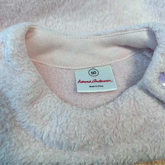 Hanna Andersson Fairy Fuzzy Fleece Sweater Size 60 - Picture 6 of 6